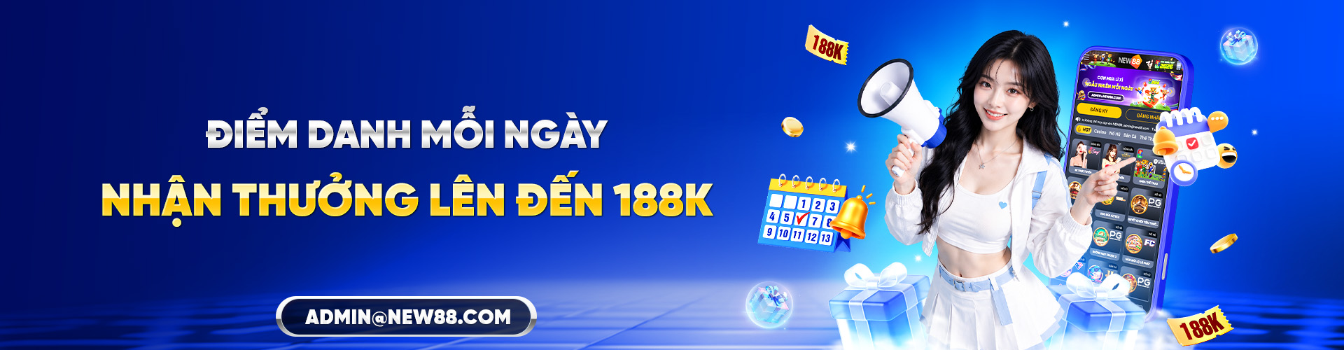 Điểm Danh New88 Nhận Tới 188K